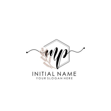 Botanik ve Minimalist Tasarımlı El Yazısı Milletvekili Logosu