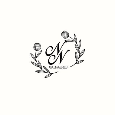 Markalaşma ve Kişisel Kullanım İçin Çiçek NN İlk Logo Koleksiyonu