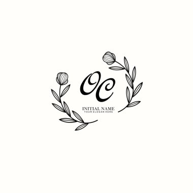 Markalaşma ve Kişisel Kullanım İçin Çiçek OC İlk Logo Koleksiyonu