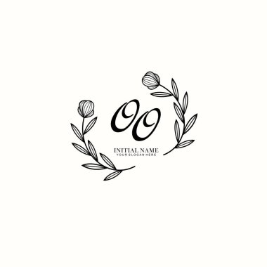 Markalaşma ve Kişisel Kullanım İçin Çiçek OO İlk Logo Koleksiyonu