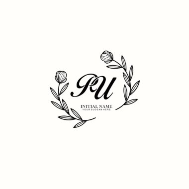 Markalaşma ve Kişisel Kullanım İçin Çiçek PU İlk Logo Koleksiyonu