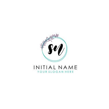 Botanik Çember Tasarımı ile SN İlk Logosu