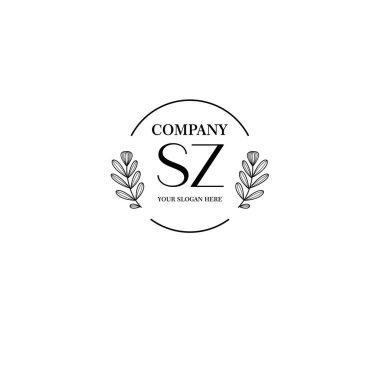 Markalaşma ve Kişisel Kullanım İçin Çiçek SZ İlk Logo Koleksiyonu