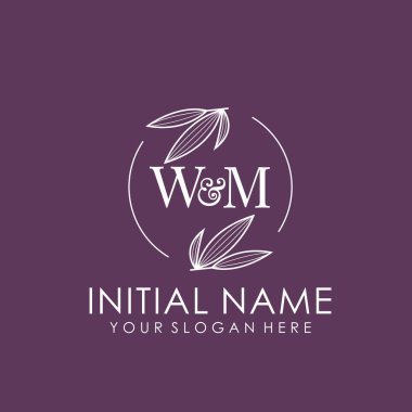 Botanik Çember Tasarımı ile WM İlk Logosu