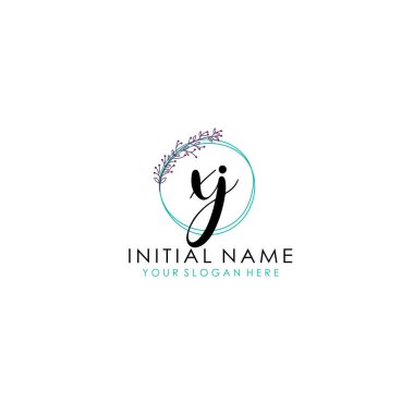 Botanik Çember Tasarımı ile XJ İlk Logosu