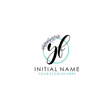 Botanik Çember Tasarımı ile YF İlk Logosu