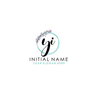 Botanik Çember Tasarımı ile YI İlk Logosu