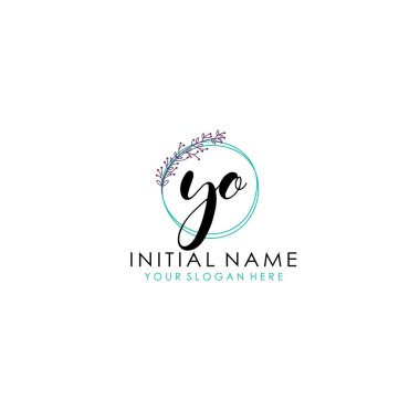 Botanik Çember Tasarımı ile YO İlk Logosu