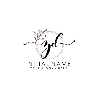El yazısı ZD Botanik ve Minimalist Tasarımlı İlk Logo