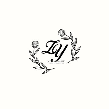 Markalaşma ve Kişisel Kullanım İçin Çiçek ZY İlk Logo Koleksiyonu