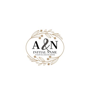 Minimalist Çiçek Baş Logosu, Bir Marka Şablonu