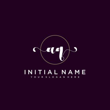 Minimalist Çiçek Baş Logosu, El Kaide Marka Şablonu