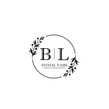 Kişisel ya da Brand için BL Minimal Çiçek Logosu Koleksiyonu