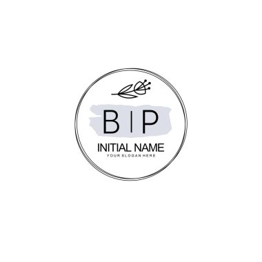 Kişisel ya da Brand için BP Minimal Çiçek Logosu Koleksiyonu