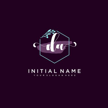 Minimalist Çiçek Baş Logosu, Bölge Savcısı Marka Şablonu