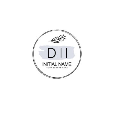 Kişisel ya da Marka İçin Dedektif Minimal Çiçek Logosu Koleksiyonu