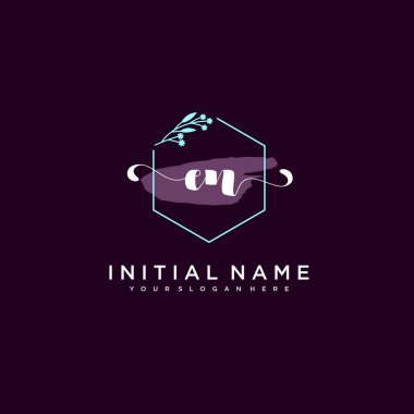 Minimalist Çiçek Baş Logosu, EN Markalaşma Şablonu