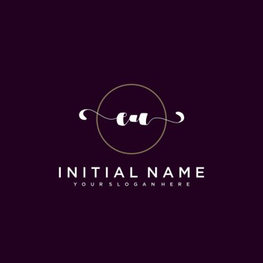 Minimalist Çiçek Baş Logosu, AB Markalaşma Şablonu