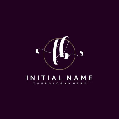 Minimalist Çiçek Baş Logosu, FB Marka Şablonu