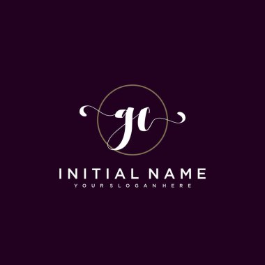 Minimalist Çiçek Baş Logosu, GC Markalaşma Şablonu