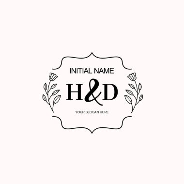 Minimalist Çiçek Baş Logosu, HD Marka Şablonu