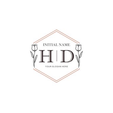 Kişisel ya da Marka İçin HD Minimum Çiçek Logosu Koleksiyonu