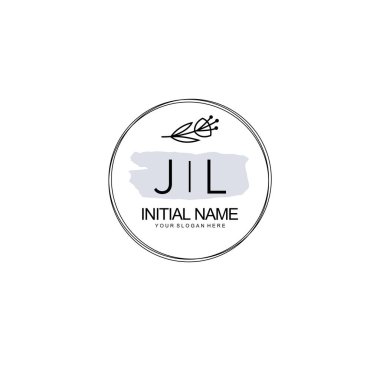 Kişisel ya da Brand için JL Minimal Çiçek Logosu Koleksiyonu