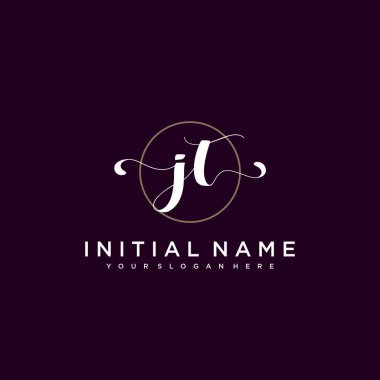 Minimalist Çiçek Baş Logosu, JT Marka Şablonu