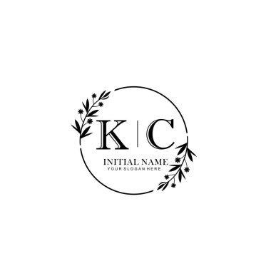 Kişisel ya da Brand için KC Minimal Çiçek Logosu Koleksiyonu