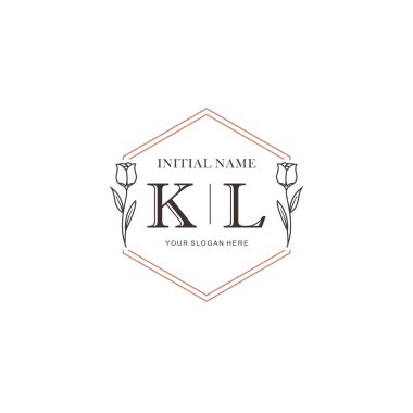 Kişisel ya da Brand için KL Minimal Çiçek Logosu Koleksiyonu
