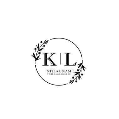 Kişisel ya da Brand için KL Minimal Çiçek Logosu Koleksiyonu