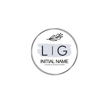 Kişisel ya da Brand için LG Minimal Çiçek Logosu Koleksiyonu