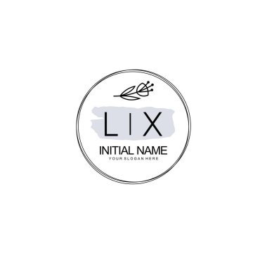 Kişisel ya da Brand için LX Minimal Çiçek Logosu Koleksiyonu