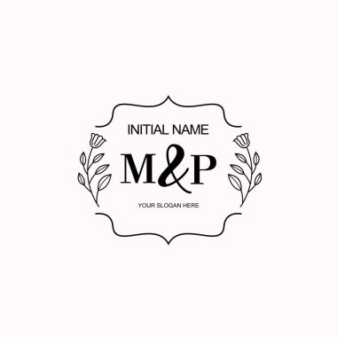 Minimalist Çiçek Baş Logosu, Milletvekili Marka Şablonu