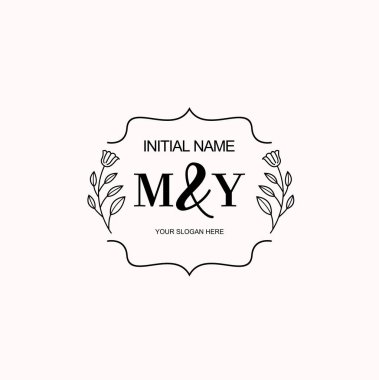 Minimalist Çiçek Baş Logosu, Marka Şablonum