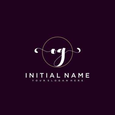 Minimalist Çiçek Baş Logosu, OG Marka Şablonu