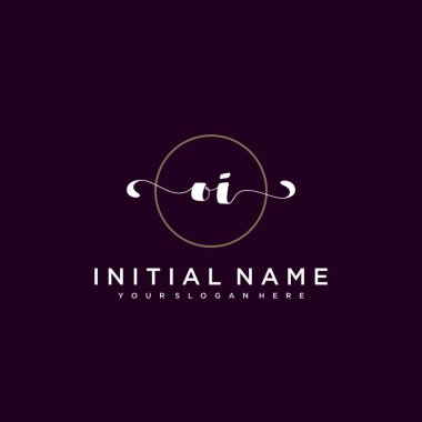 Minimalist Çiçek Baş Logosu, Eski Marka Şablonu