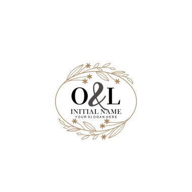 Minimalist Çiçek Baş Logosu, Eski Marka Şablonu