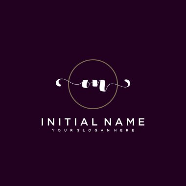 Minimalist Çiçek Baş Logosu, Marka Şablonu