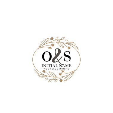 Minimalist Çiçek Baş Logosu, İşletim Sistemi Markalaşma Şablonu