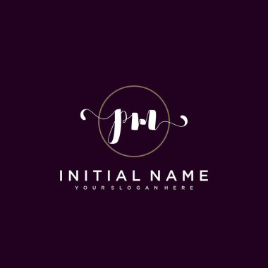 Minimalist Çiçek Baş Logosu, Başbakan Marka Şablonu