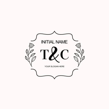 Minimalist Çiçek Baş Logosu, TC Marka Şablonu