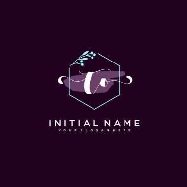 Minimalist Çiçek Baş Logosu, Markalaşma Şablonu