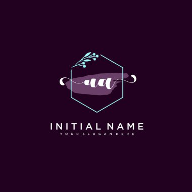 Minimalist Çiçek Baş Logosu, UA Marka Şablonu