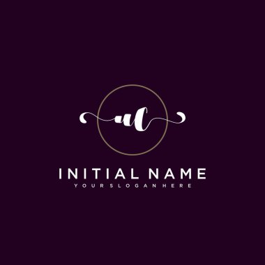 Minimalist Çiçek Baş Logosu, UC Marka Şablonu