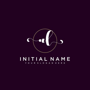 Minimalist Çiçek Baş Logosu, UL Markalaşma Şablonu