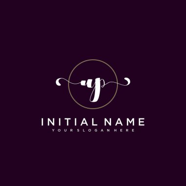 Minimalist Çiçek Baş Logosu, UP Markalaşma Şablonu