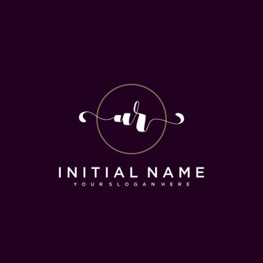 Minimalist Çiçek Baş Logosu, UR Markalaşma Şablonu