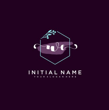 Minimalist Çiçek Baş Logosu, Marka Şablonu