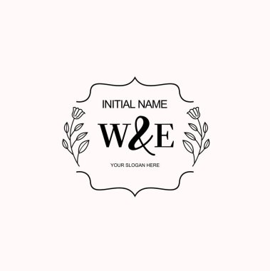 Minimalist Çiçek Baş Logosu, Marka Şablonu